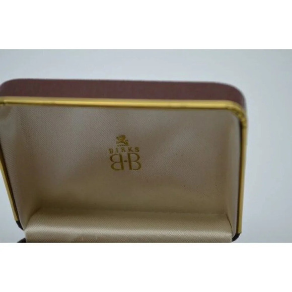 Sherman Sterling Silver Cufflinks Gold Plated "Senator" Vintage w/ Birks  Box - Picture 7 of 9